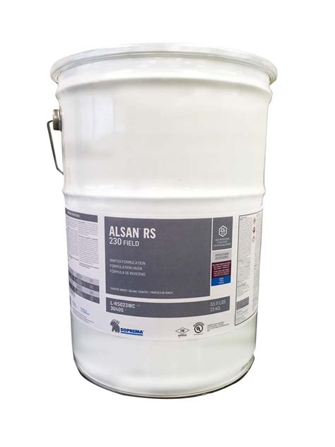Pour off and catalyze only the amount of material that can be applied within. . Soprema alsan rs 230